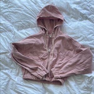 PacSun Light Pink Cropped Jacket